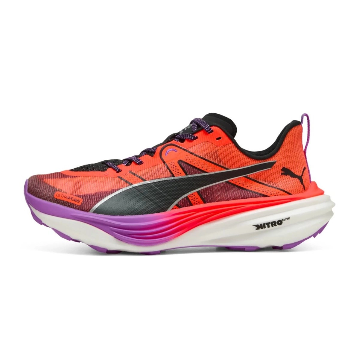 Puma Deviate Nitro Elite Trail Schuhe Rot Lila SS25 Damen, Größe 39 - EUR