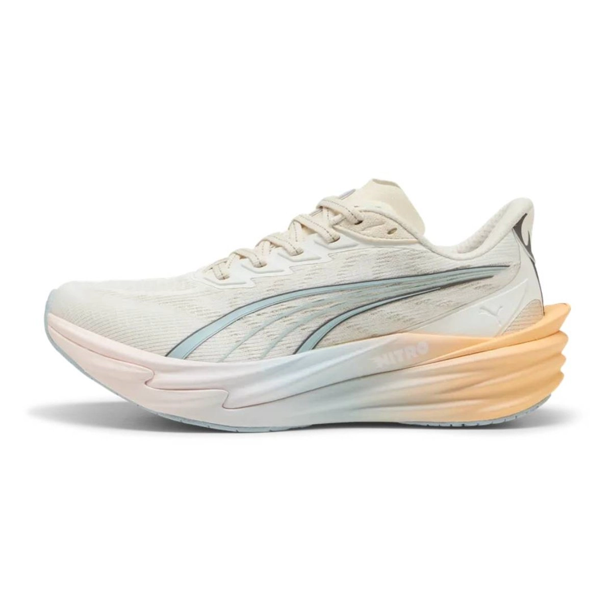 Laufschuhe Puma Deviate NITRO 4 RC Weiß Orange Damen, Größe 38 - EUR