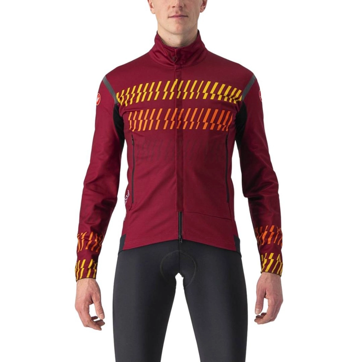Castelli Unlimited Perfetto RoS 2 Jacke Rot Orange, Größe M