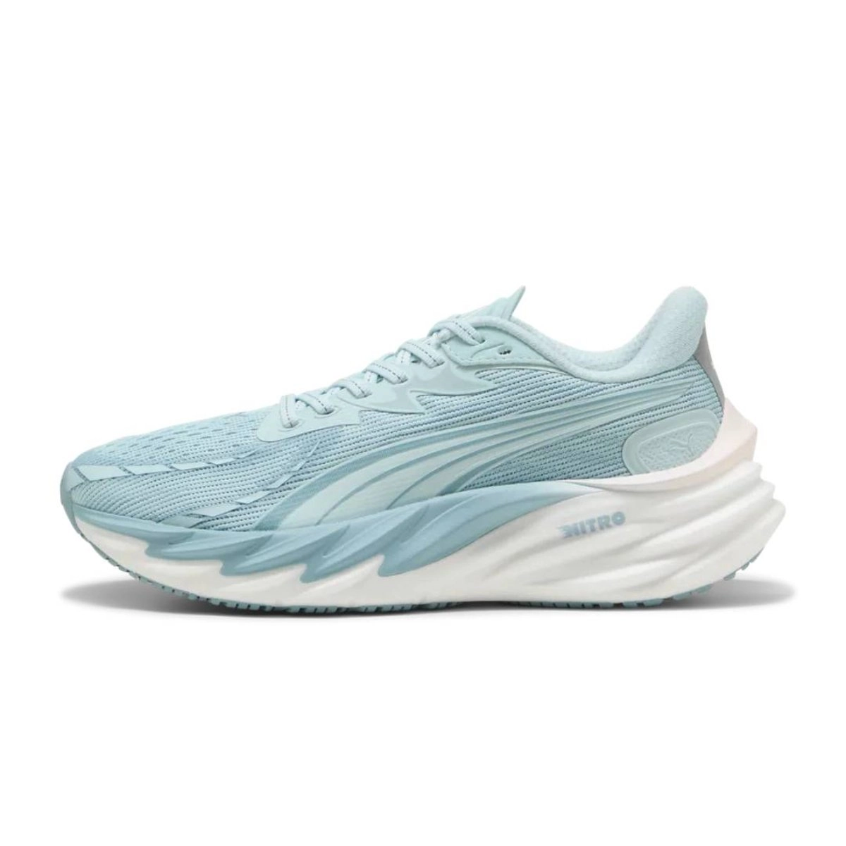 Puma Velocity NITRO 4 Damen Laufschuhe Blau Weiß SS26, Größe 38 - EUR