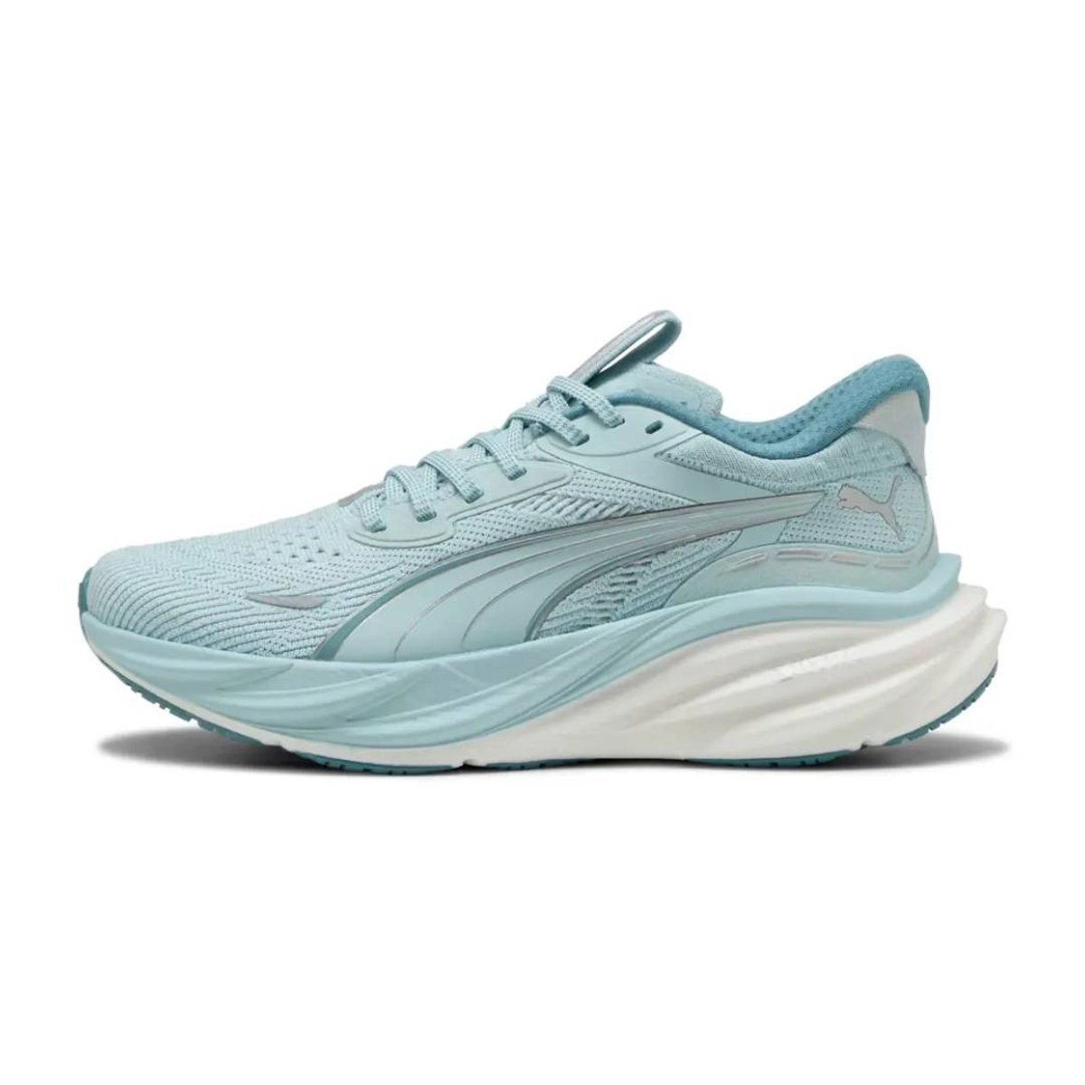 Puma Magnify NITRO 3 Schuhe Blau Weiß SS26 Damen, Größe 37 - EUR