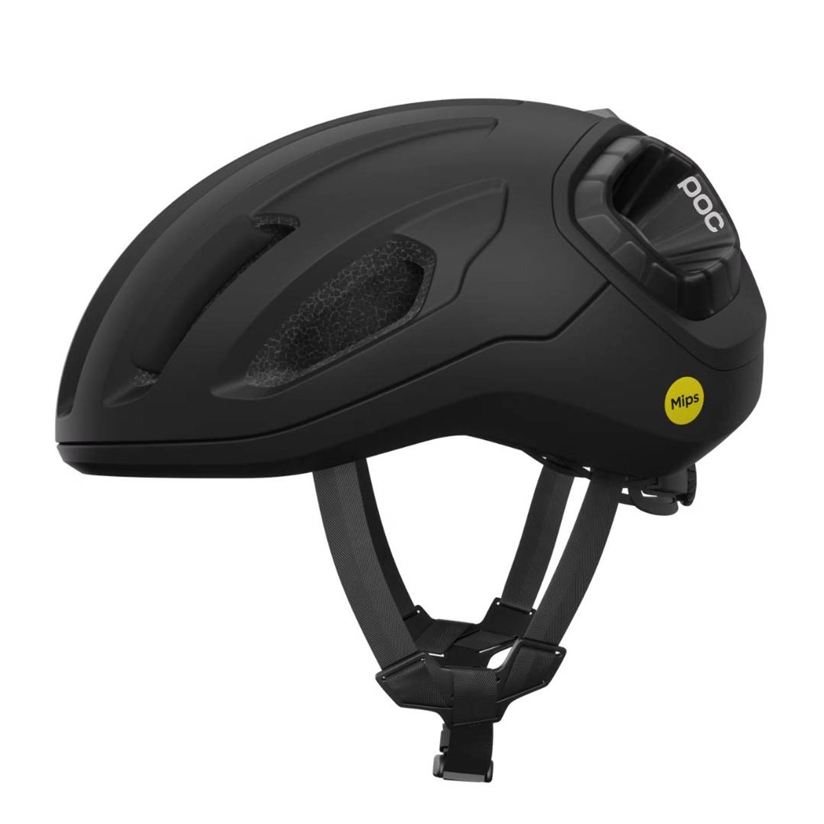 POC Amidal MIPS Helm Schwarz Matt, Größe L (56-61 cm)