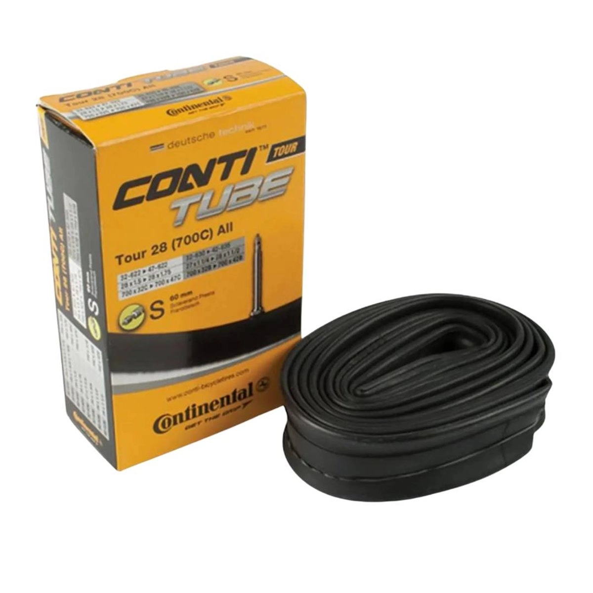 Continental Tour All 28x1 Schlauch Presta 60 mm