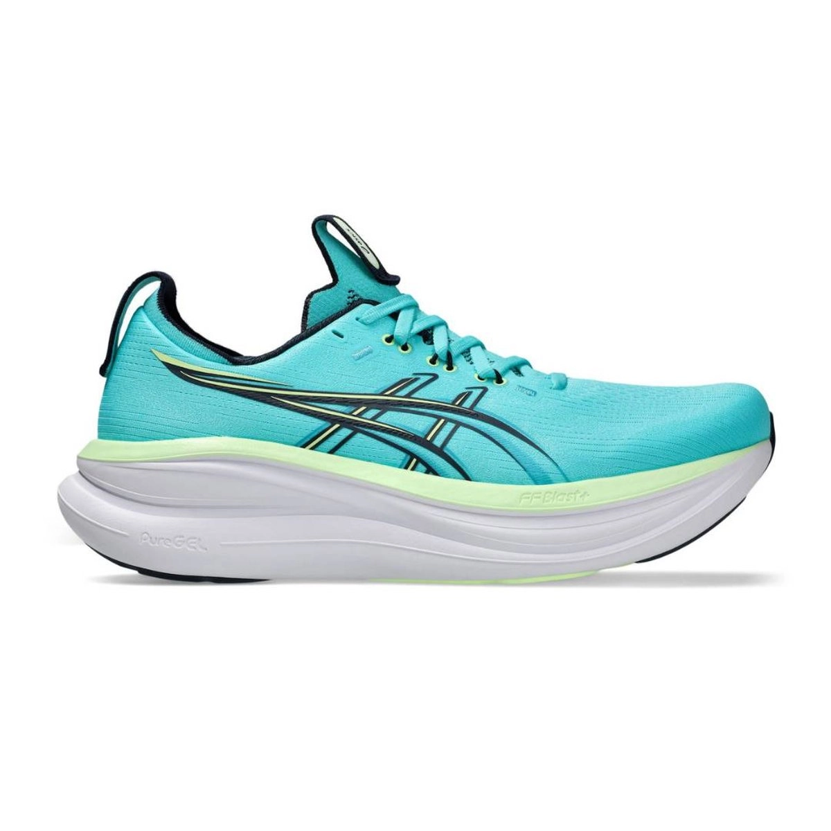 Asics Gel-Nimbus 28 Laufschuhe Türkisblau AW26, Größe 44 - EUR