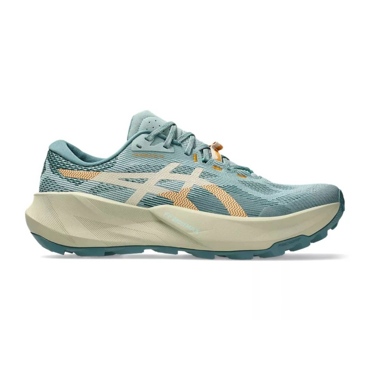Asics Trabuco 14 Laufschuhe Blau Beige AW26, Größe 46 - EUR