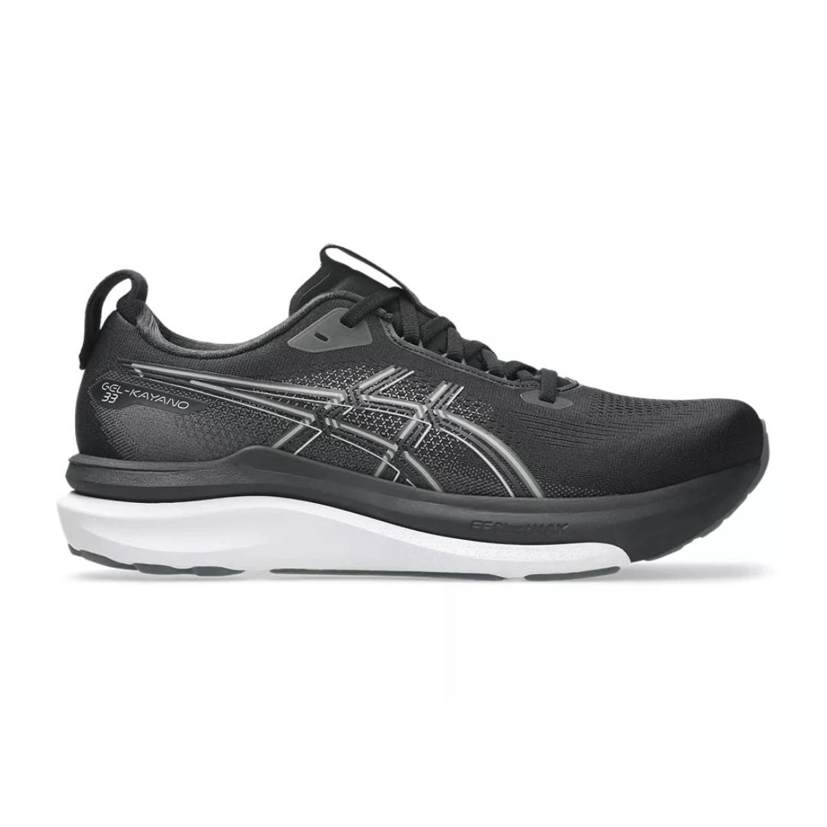 Asics Gel-Kayano 33 Laufschuhe Schwarz/Weiß AW26, Größe 48 - EUR