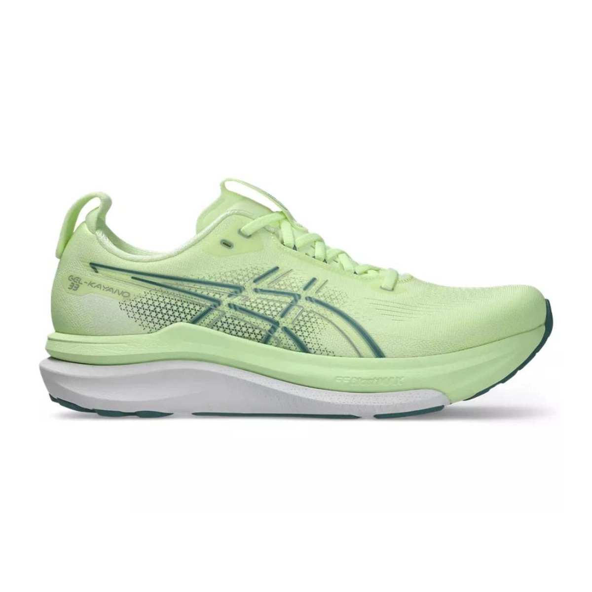 Asics Gel-Kayano 33 Laufschuhe Gelb Blau AW26, Größe 44,5 - EUR