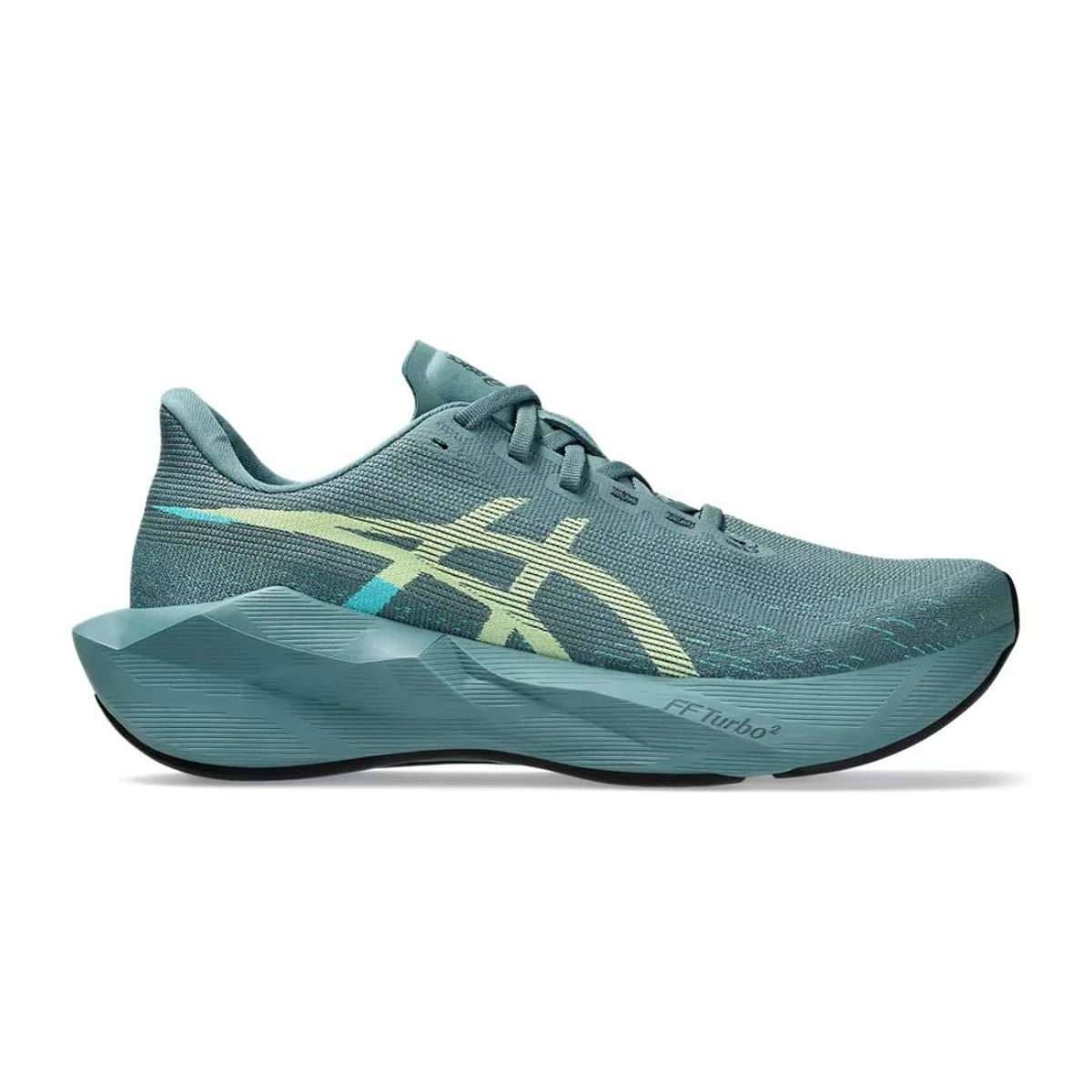 Asics Novablast 6 Laufschuhe Grün Gelb AW26, Größe 42,5 - EUR
