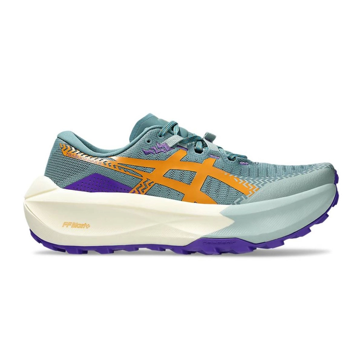 Asics Trabuco Max 5 Schuhe Grün Orange AW26 Damen, Größe 38 - EUR