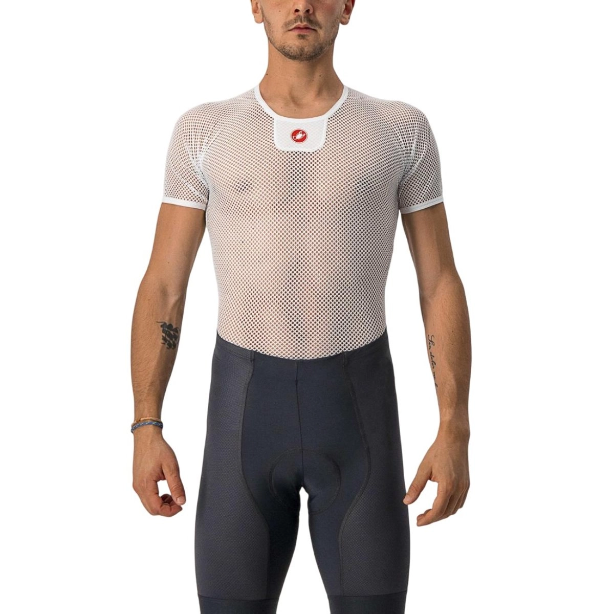 Castelli Core Mesh 3 M/C Weißes Shirt, Größe XXL