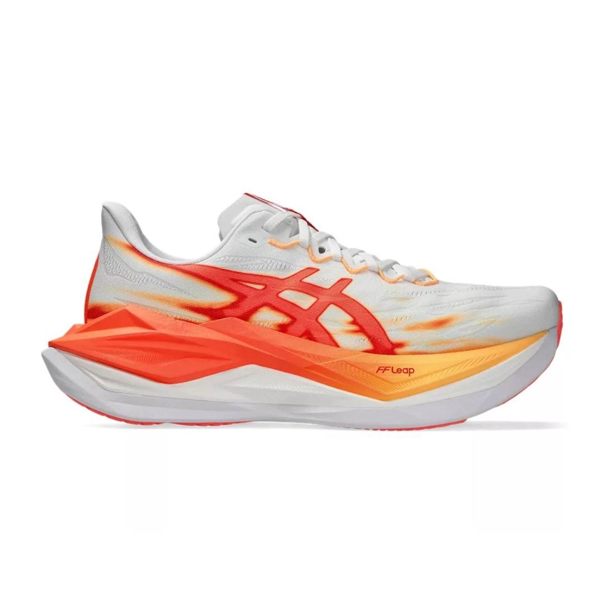 Asics Superblast 3 Laufschuhe Weiß/Orange AW26 Unisex, Größe 45 - EUR