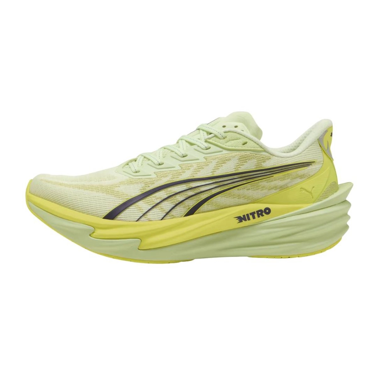 Schuhe Puma Deviate NITRO 4 Gelb Schwarz SS26, Größe 44 - EUR