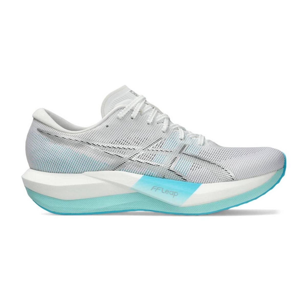 Asics Magic Speed 5 Laufschuhe Weiß Blau AW26 Unisex, Größe 42 - EUR