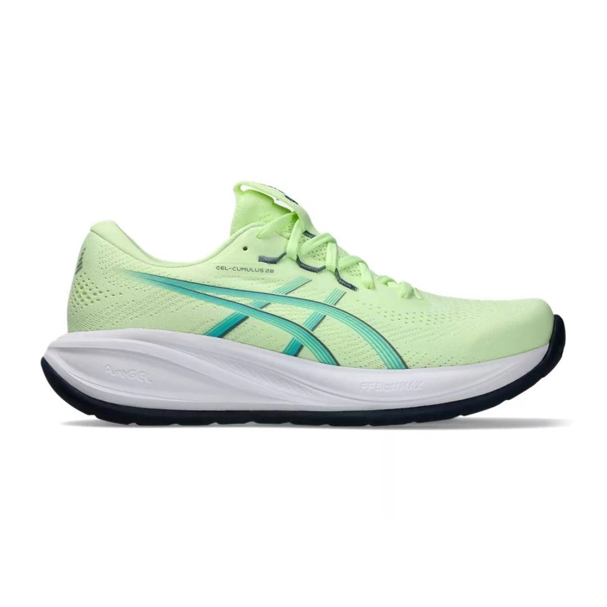 Asics Gel-Cumulus 28 Laufschuhe Gelb Blau AW26, Größe 43,5 - EUR