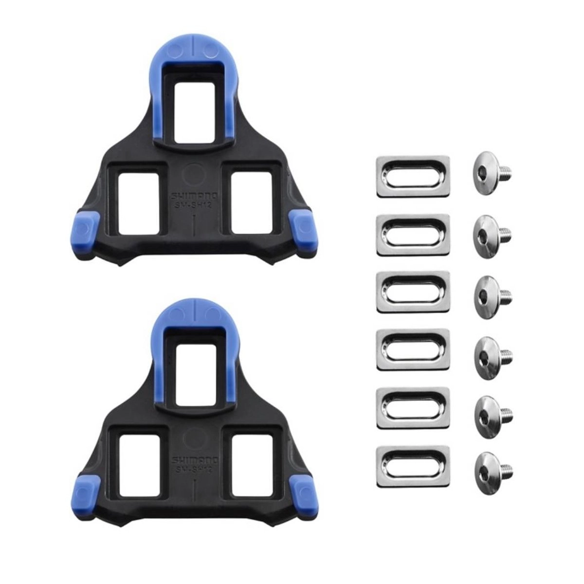 Shimano SM-SH12 Cleat-Set 2° Blau