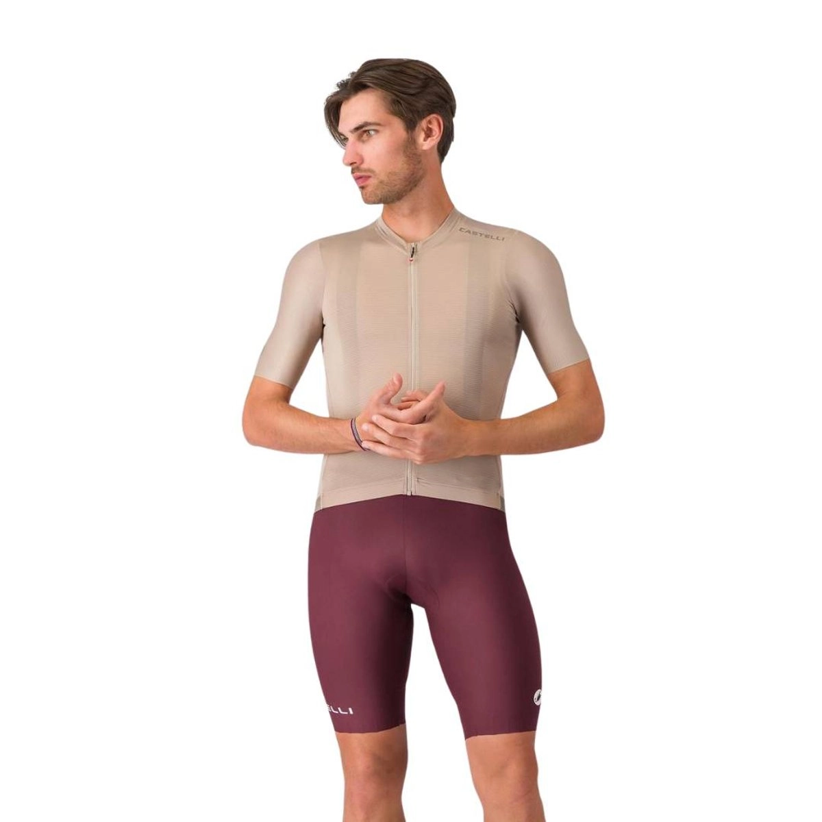Castelli Espresso 2 Radhose Bordeauxrot, Größe XL