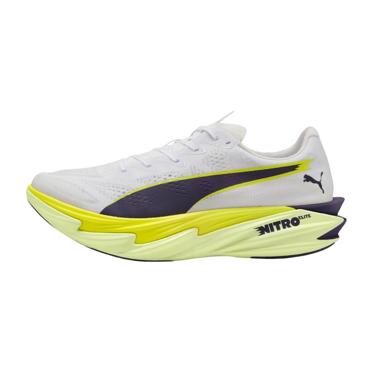 Laufschuhe Puma Deviate NITRO Elite 4 Weiß Gelb SS26, Größe 39 - EUR