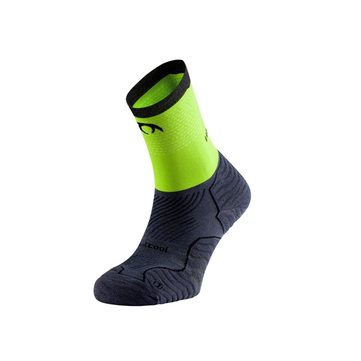 Lurbel Tiwar Five Socken Dunkelgrau Pistaziengrün, Größe S