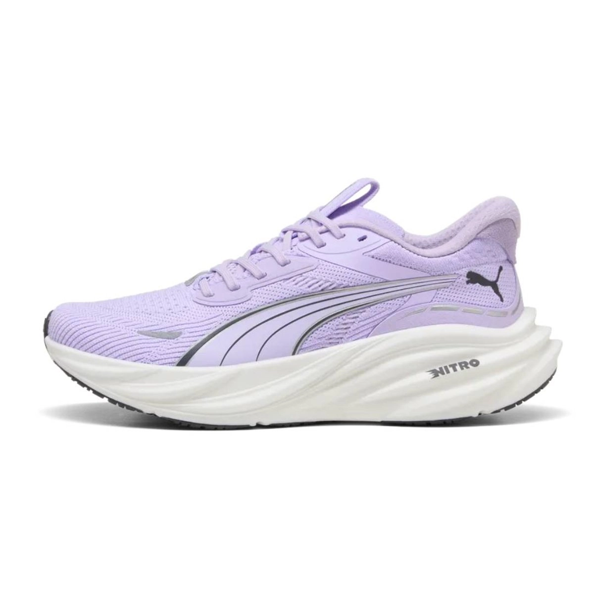 Puma Magnify NITRO 3 Laufschuhe Lila Weiß AW26 Damen, Größe 42 - EUR