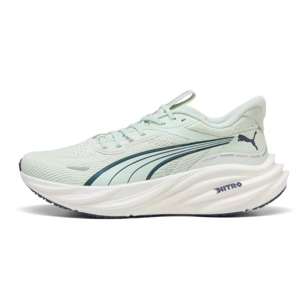 Puma Magnify NITRO 3 Sneaker Grün/Weiß AW26 Damen, Größe 35.5 EUR