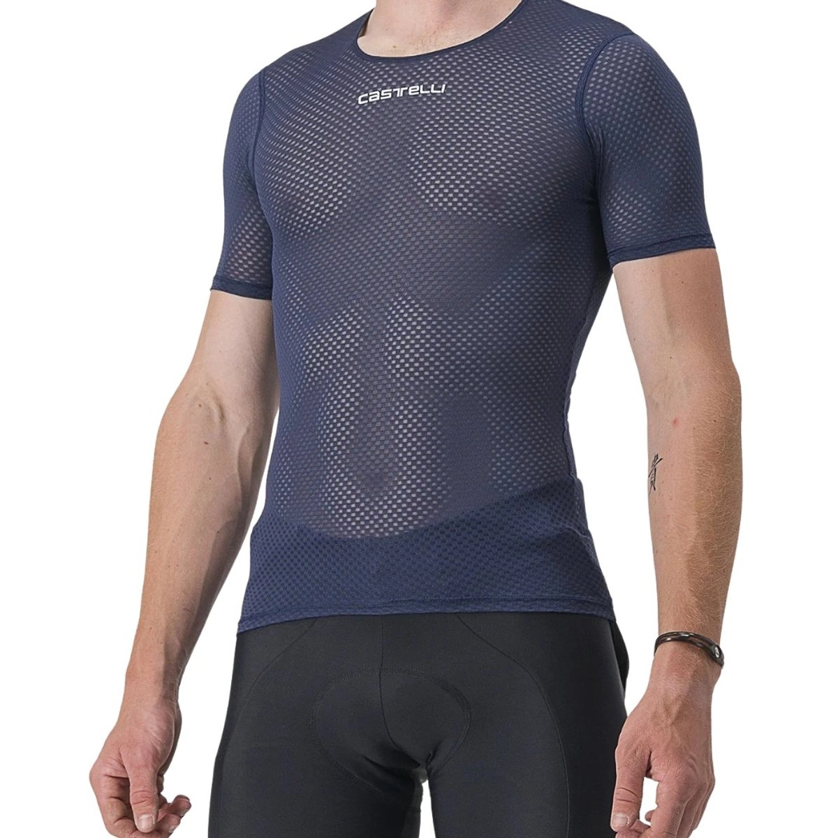 Unterhemd Castelli Pro Mesh 2.0 Kurzarm Blau, Größe S