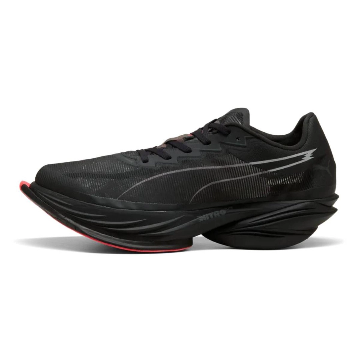 Puma FAST-R Nitro Elite 3 Laufschuhe Schwarz Rot AW26, Größe 42 - EUR