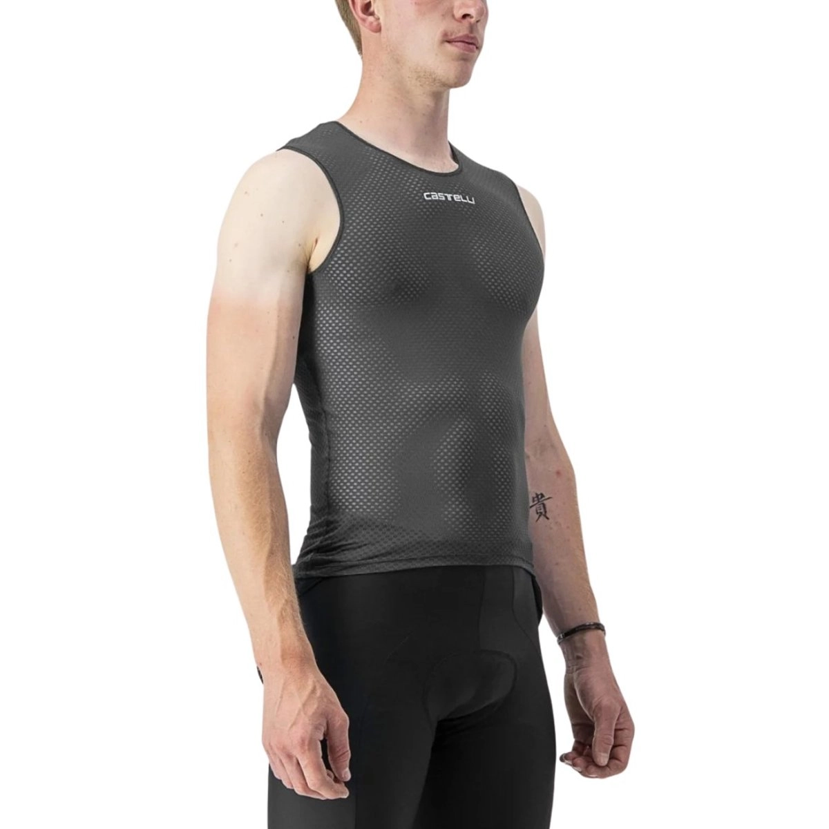 Ärmelloses Unterhemd Castelli Pro Mesh 2.0 Schwarz, Größe XS.