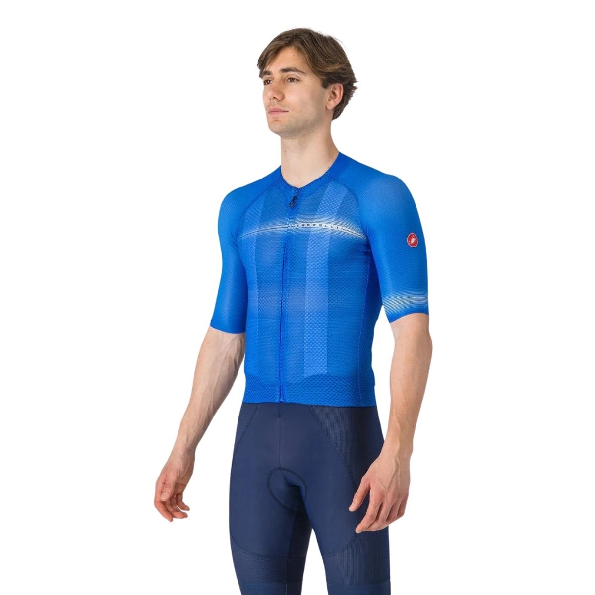 Castelli Climber's A/C Trikot Kurzarm Blau, Größe M