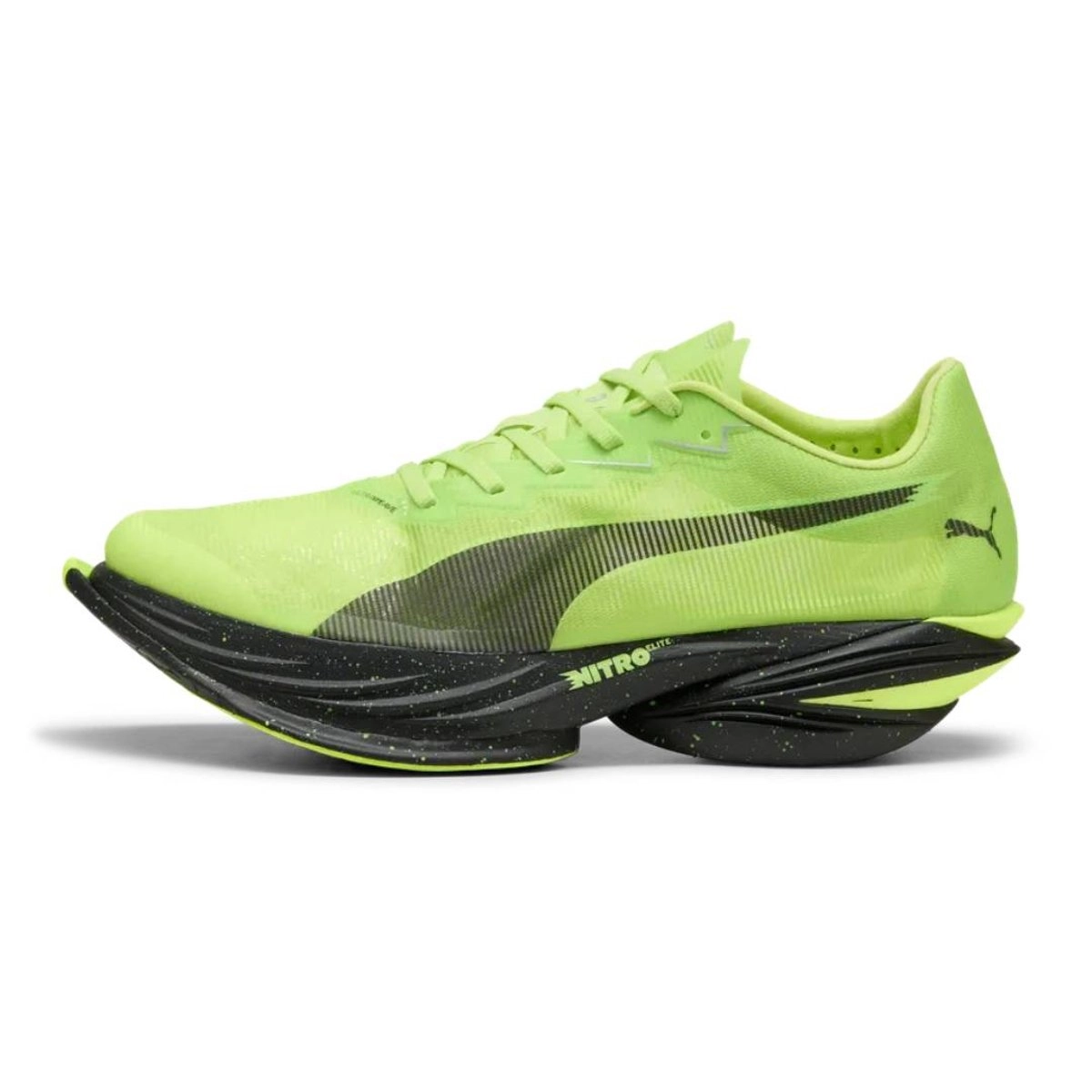 Puma FAST-R Nitro Elite 3 Laufschuhe Grün Schwarz AW26, Größe 40 - EUR