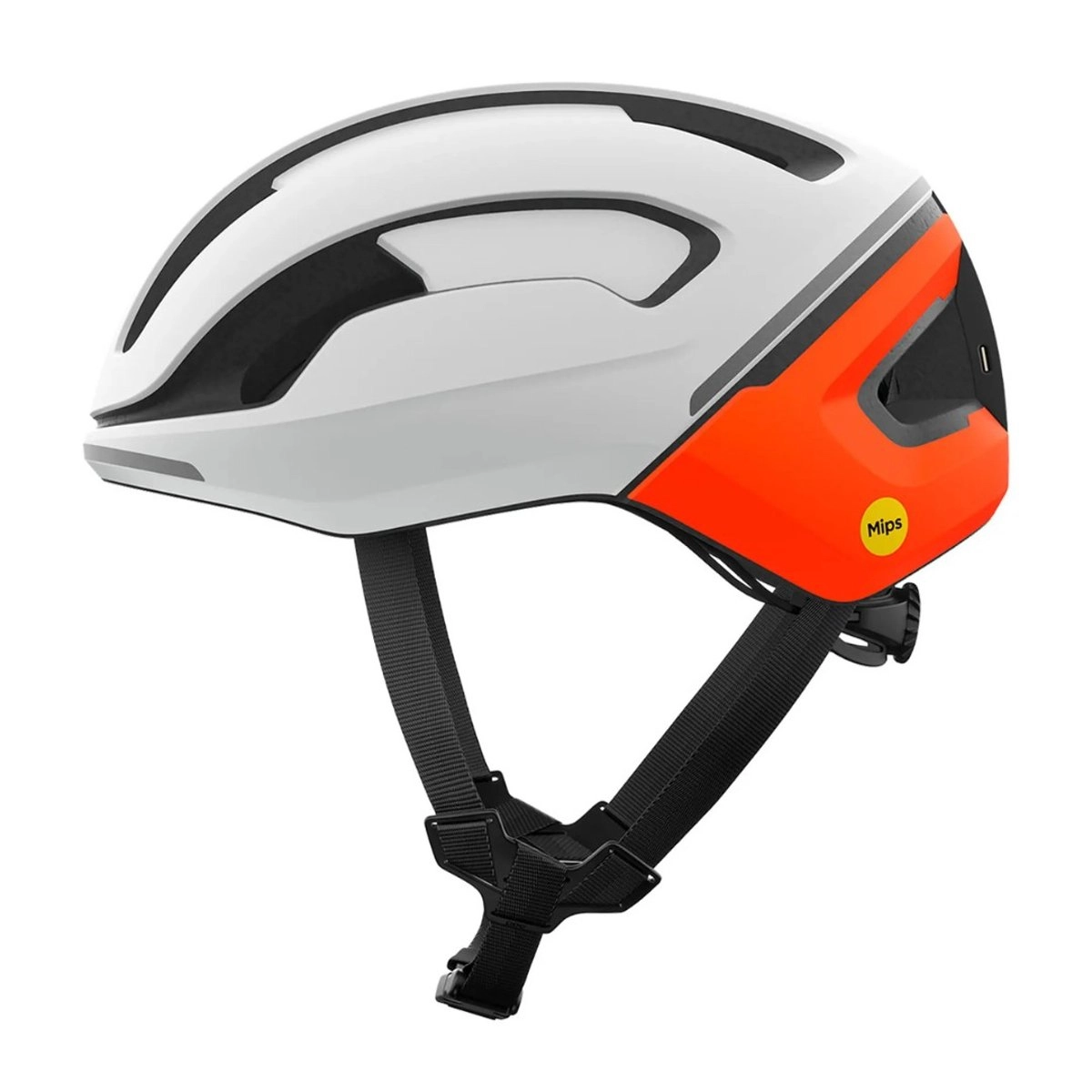 POC Omne Beacon MIPS Helm Weiß Orange Matt, Größe L