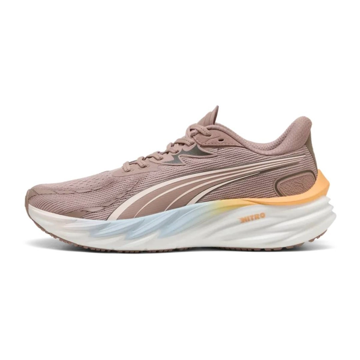 Puma Velocity NITRO 4 RC Laufschuhe Beige Orange SS26, Größe 44 - EUR