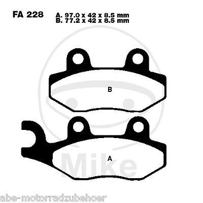 Bremsbeläge vorne Kreidler RMC-E Sport Florett 125 2008