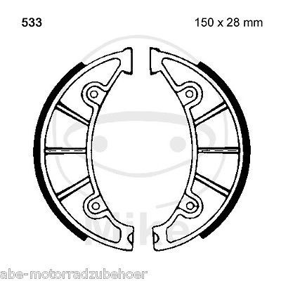 Bremsbacken hinten MBK XC 125 X Flame Bj. 2004-2006
