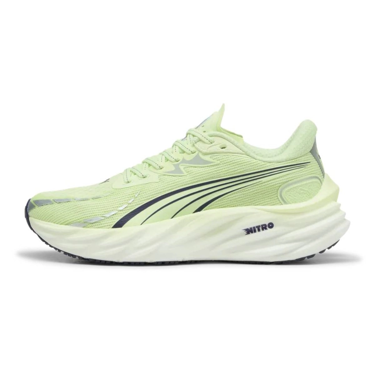 Puma Velocity NITRO 4 Grün Grau SS26 Damen-Sportschuhe, Größe 37 - EUR
