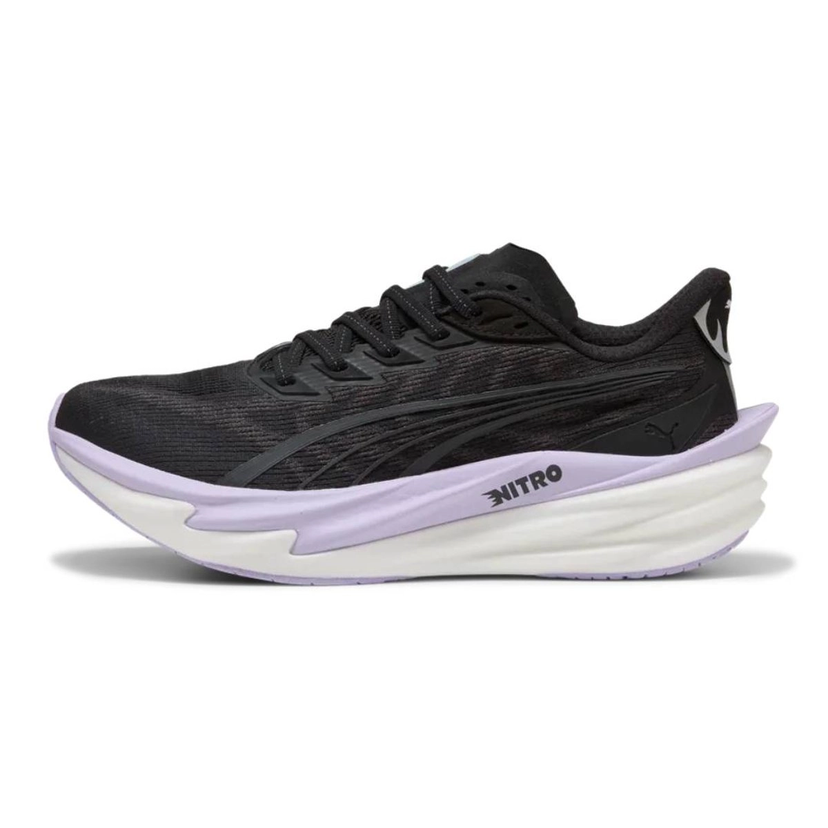 Puma Deviate NITRO 4 Laufschuhe Schwarz-Lila AW26 Damen, Größe 35.5 EUR