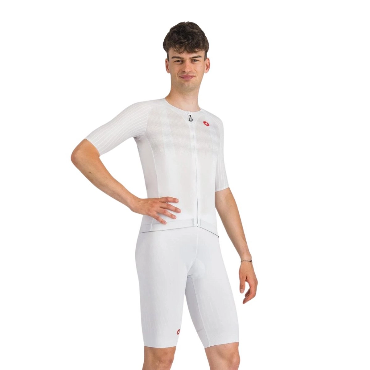Castelli Free Aero Race S Trägerhose Weiß, Größe S