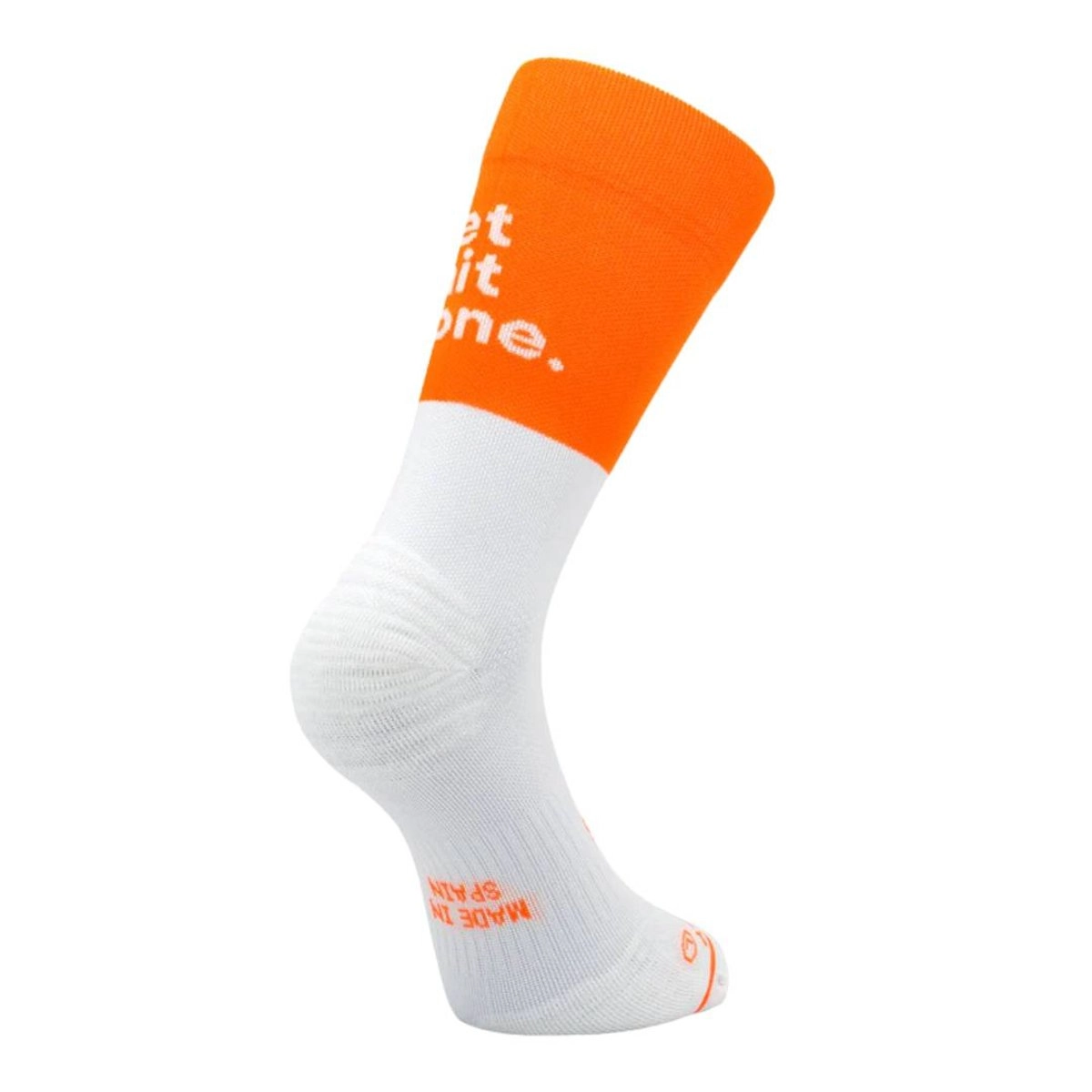 Sporcks Get Shit Done Socken Orange Weiß, Größe M