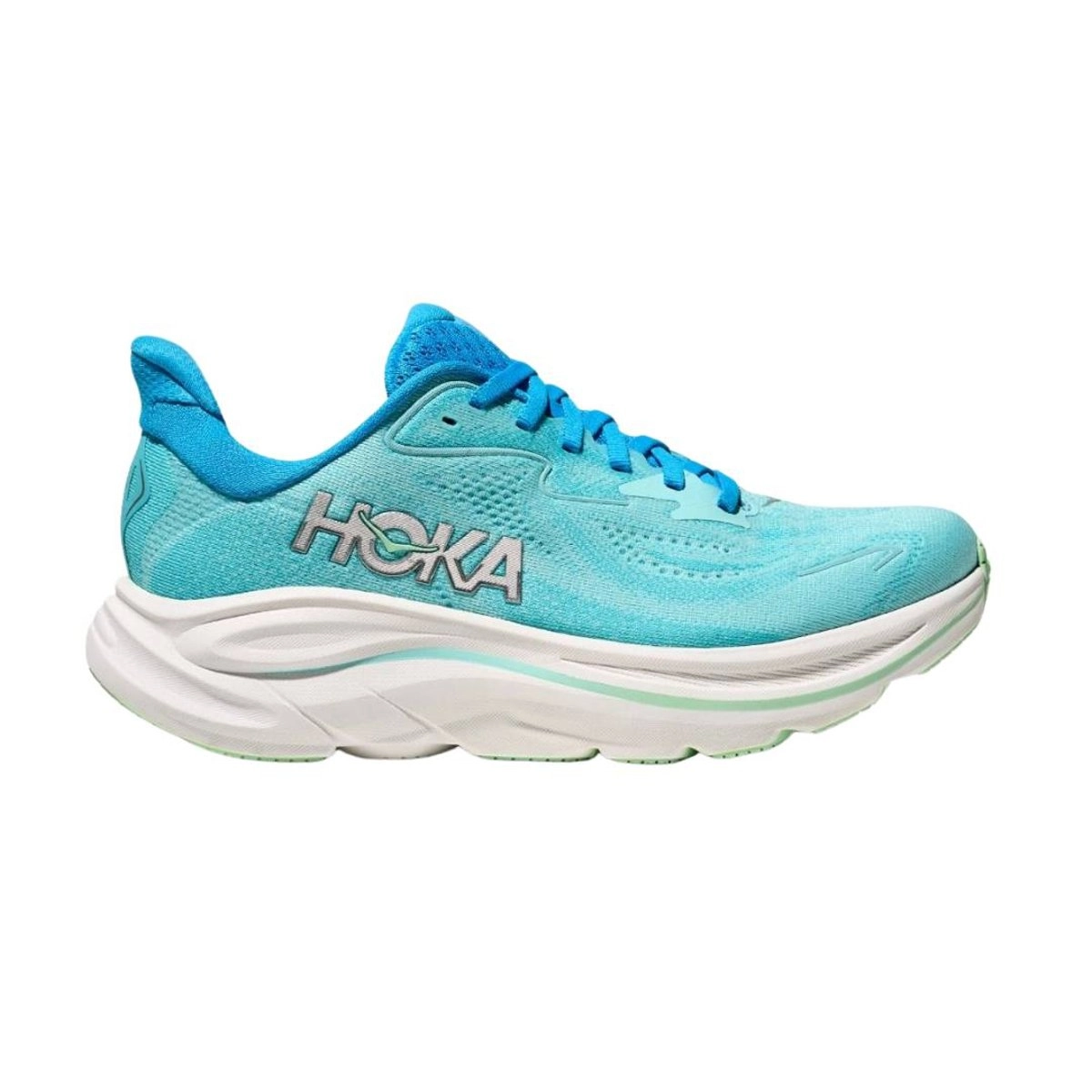 Hoka Clifton 10 Schuhe Blau Weiß SS25 Damen, Größe EU 36