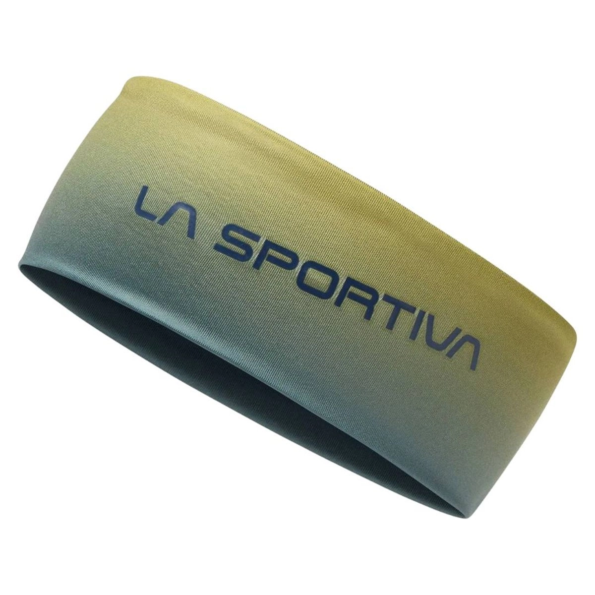 Stirnband La Sportiva Fade Headband Gelb Blau, Größe L/XL