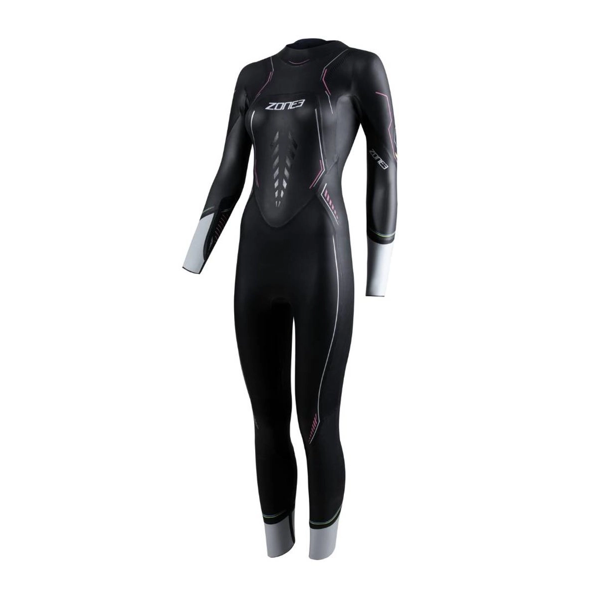 Neoprenanzug Zone3 Aspire Schwarz Rosa Damen, Größe XS.