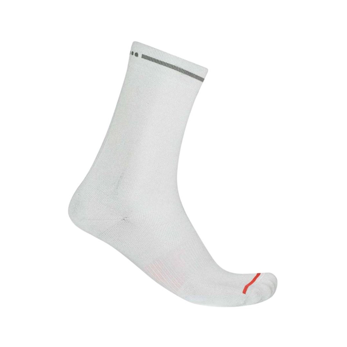 Castelli Premio Evo 18 Socken Weiß, Größe S/M