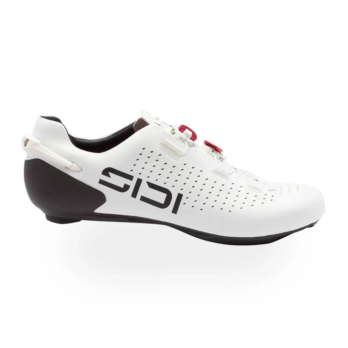 Sidi Shot 3 Fahrradschuhe Weiß Schwarz, Größe 47 - EUR