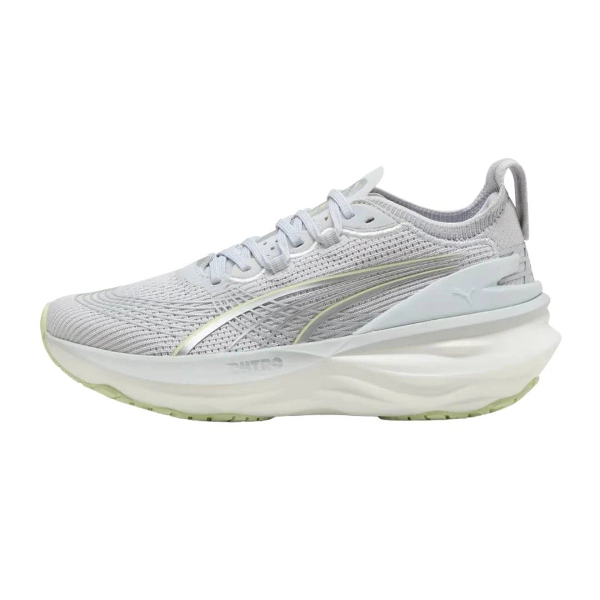 Puma ForeverRun NITRO 2 Grau Weiß SS26 Damenschuhe, Größe 40 - EUR