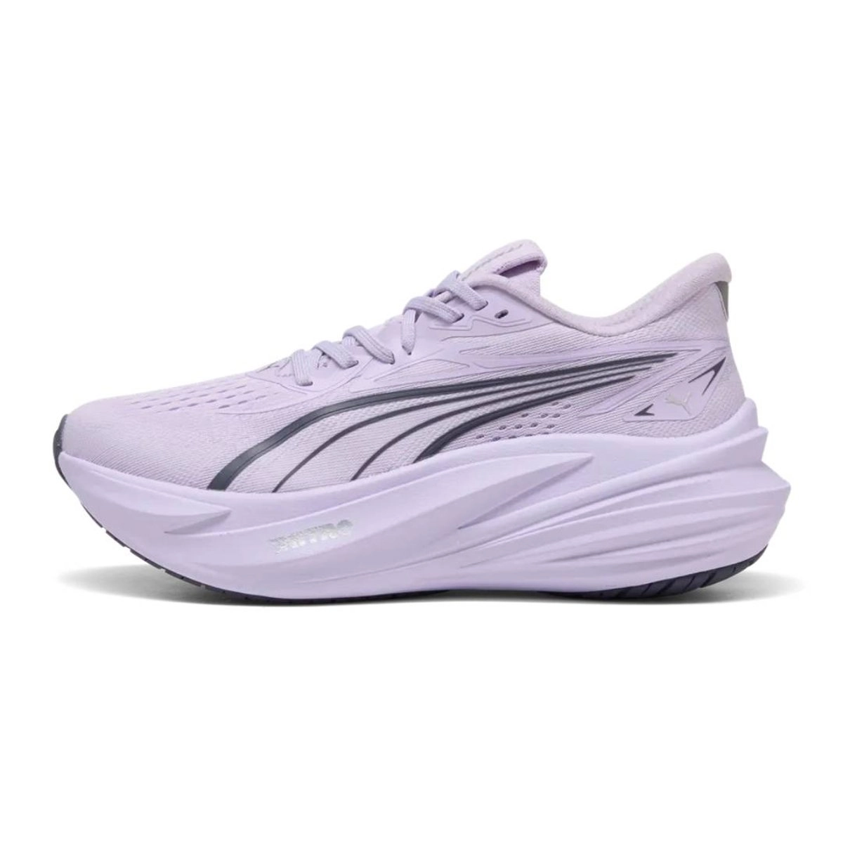 Puma MagMax NITRO 2 Laufschuhe Lila/Schwarz AW26 Damen, Größe 40,5 - EUR
