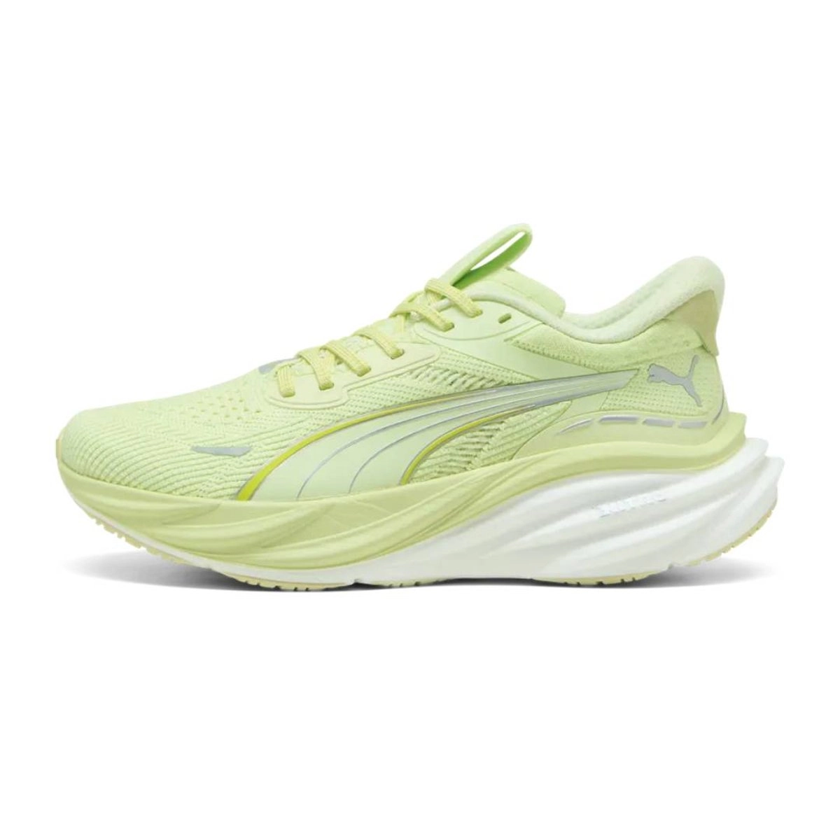Puma Magnify NITRO 3 Gelb Weiß SS26 Damen-Laufschuhe, Größe 38 - EUR