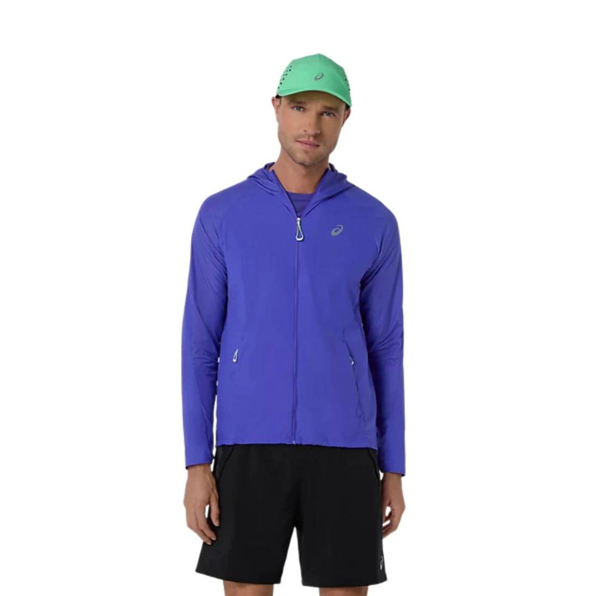 Asics Road Packable Jacke Lila, Größe XL