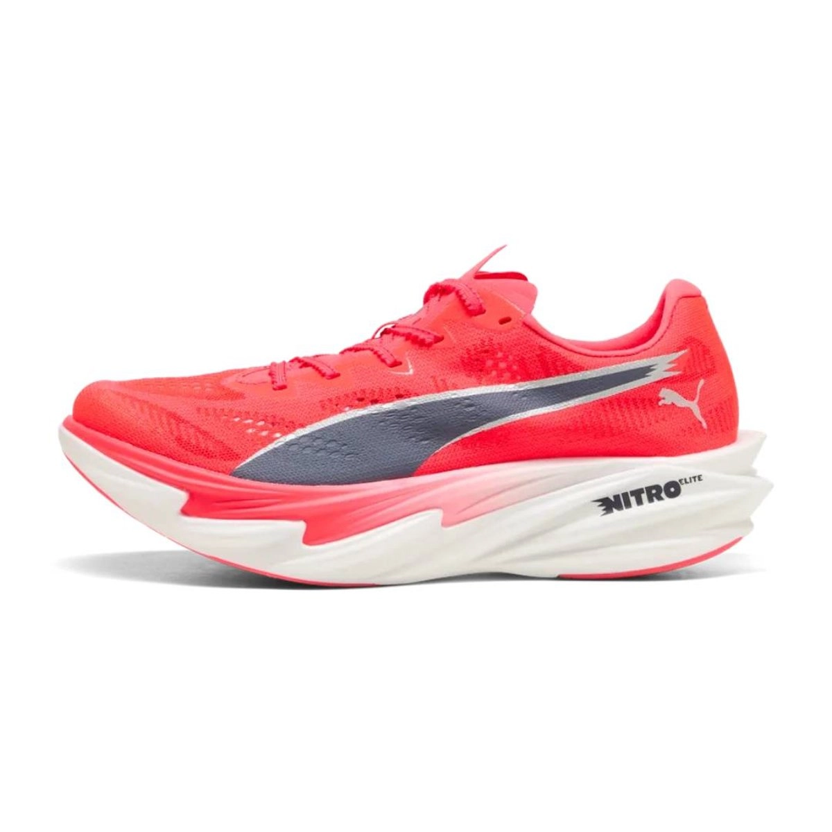 Puma Deviate NITRO Elite 4 Rot Weiß AW26 Damen, Größe 37 - EUR