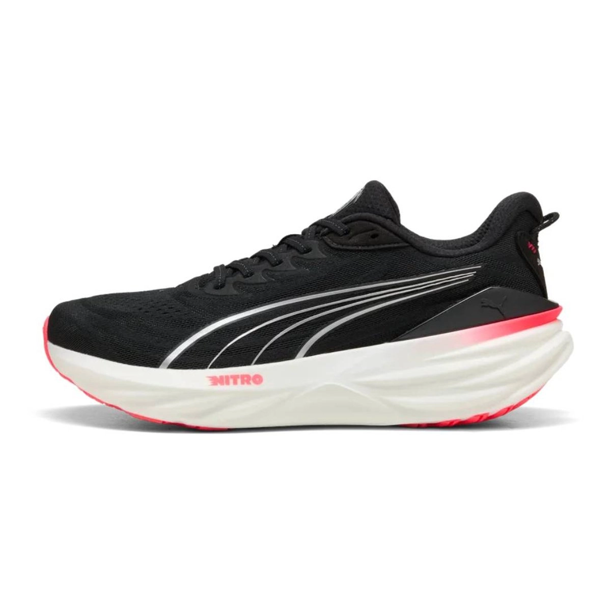 Puma ForeverRun NITRO 3 Laufschuhe Schwarz Rot AW26, Größe 42 - EUR