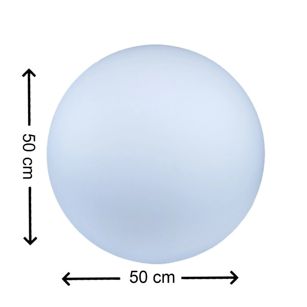 7even LED Design Dome 50/ LED Leucht Kugel/ In und Outdoor mit Akku und Fernb...