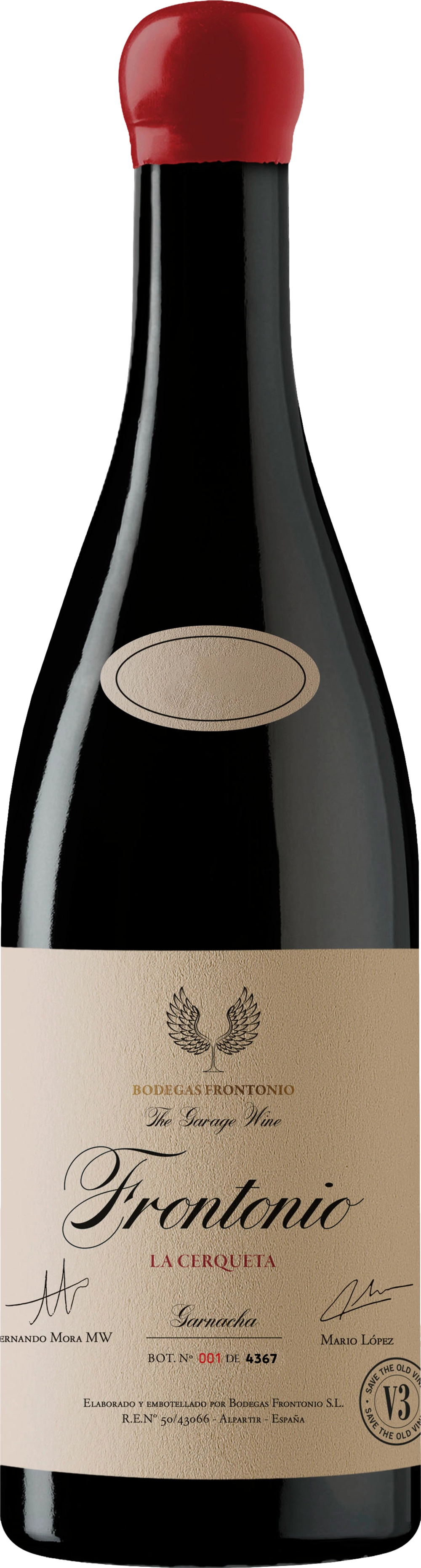 Bodegas Frontonio Parcela La Cerqueta Garnacha 2022